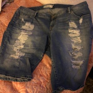 Torrid size 18 jean shorts